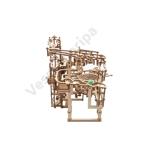 UGEARS lépcsős golyópálya három pályával