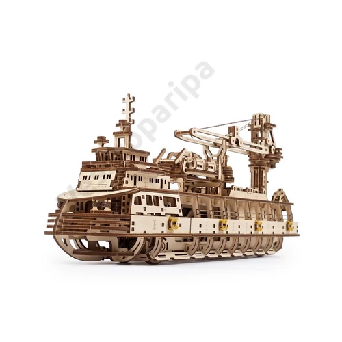 UGEARS kutatóhajó fa 3D puzzle