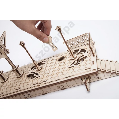 3D vasútállomás lámpája