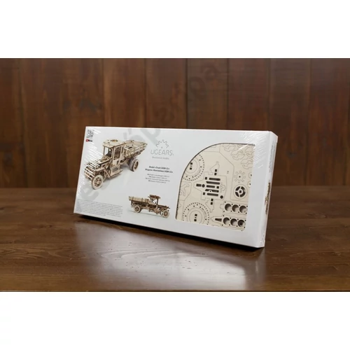 UGEARS Teherautó dobozának eleje