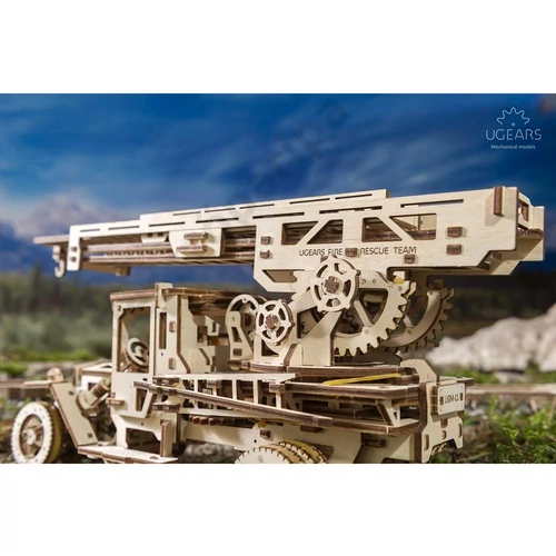 UGEARS létrás tűzoltóautó fa 3D puzzle