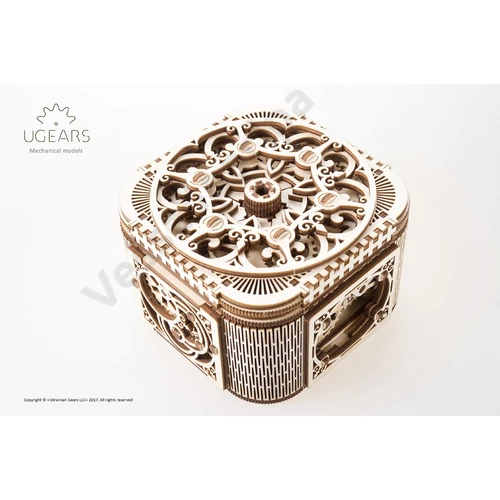 UGEARS modell - 3D puzzle Kincsesláda