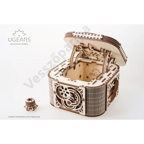 UGEARS Kincsesláda fa 3D puzzle
