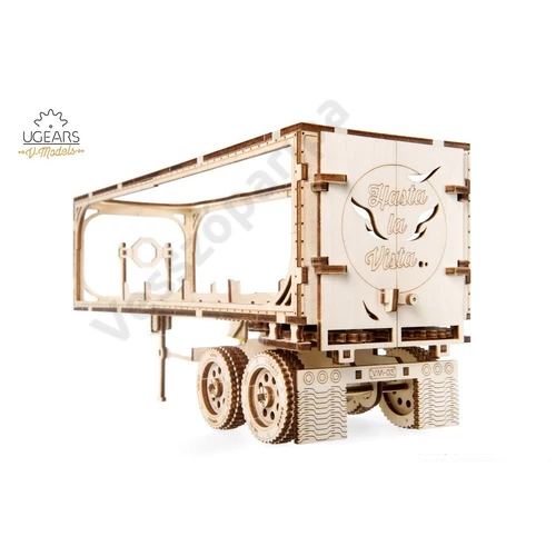 UGEARS Heavy Boy truck VM-03 kamion pótkocsi
