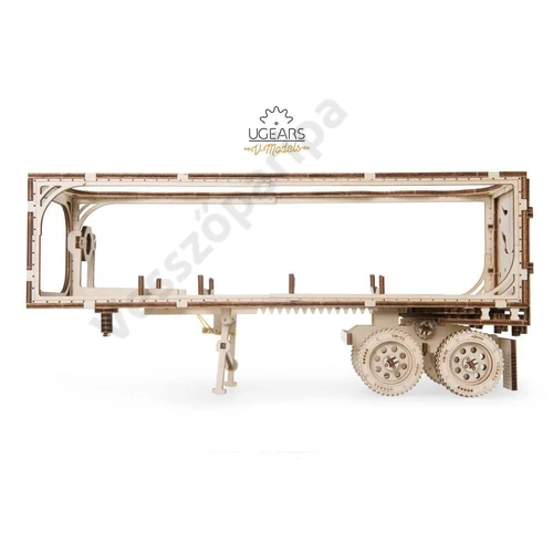 UGEARS Heavy Boy truck VM-03 pótkocsi oldalról