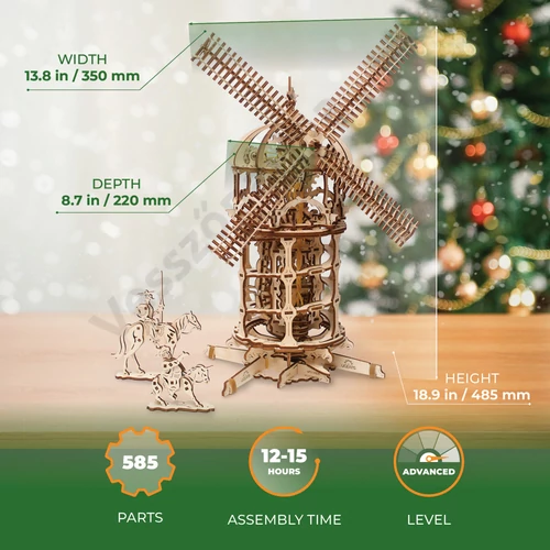 UGEARS modell - 3D kirakó - Szélmalom