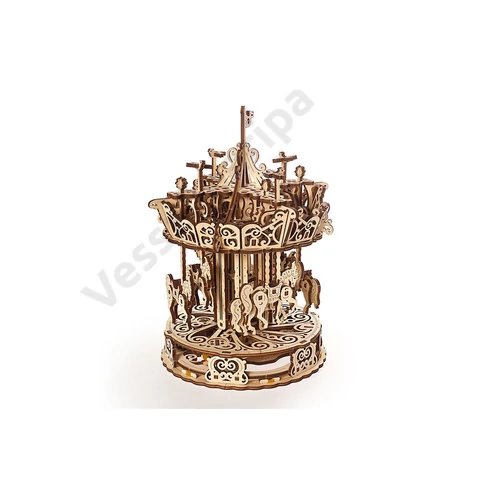 UGEARS modell - 3D kirakó - körhinta