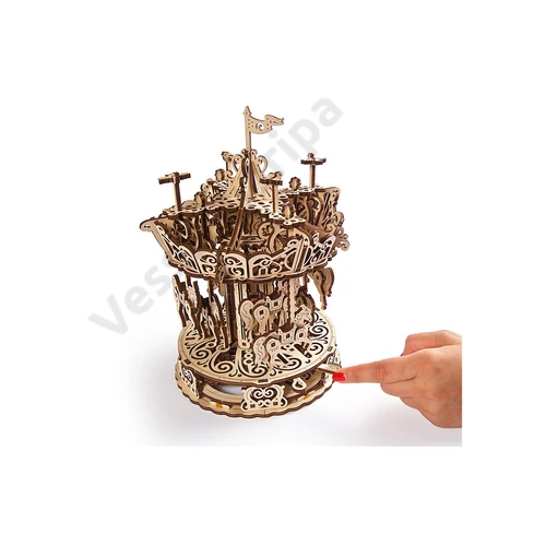 UGEARS körhinta fa 3D puzzle