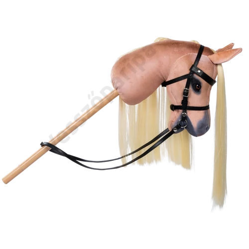 Bézs, szőke, nyitott szájú Hobby Horse 