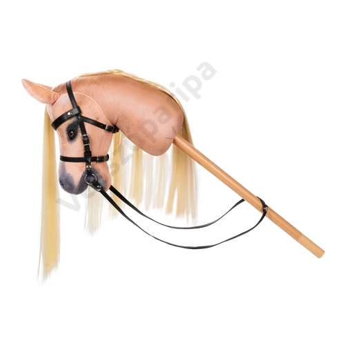 By Astrup bézs szőrű, szőke, nyitott szájú Spirit hobby horse