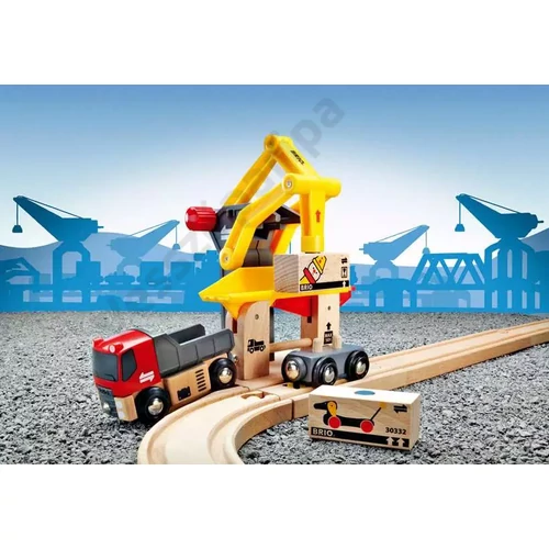 Brio 33280 teherrakodó daru teherautóval