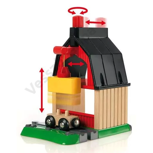 Brio World delux vonatszett farm és istálló
