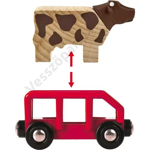 Állatszállító kocsi Brio világban