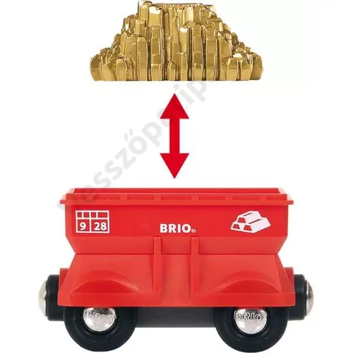Aranyrögöt szállító tehervagon
