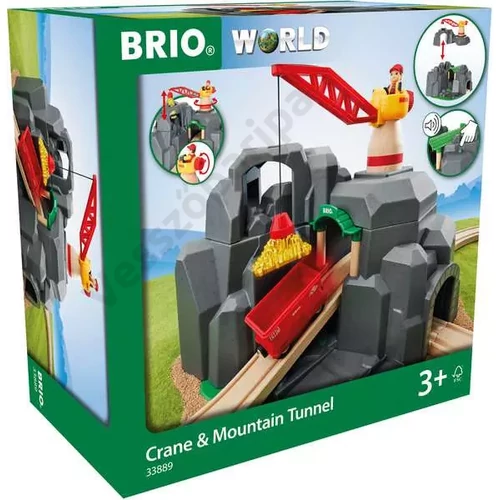 Brio 33889 daru és sziklás hegyi alagút szett