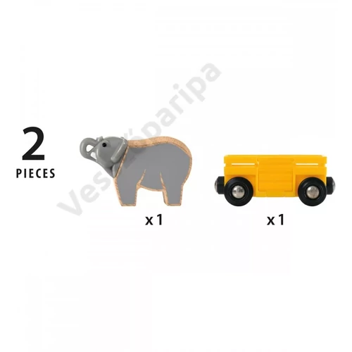 Brio 33969 elefánt és tehervagon 