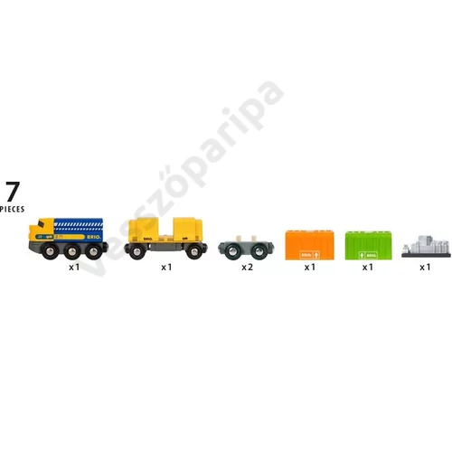 Brio 33982 három vagonos tehervonat részei