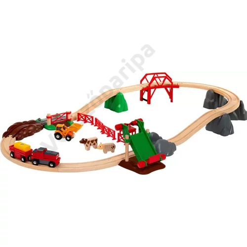 Brio állatfarm fa vonatszett