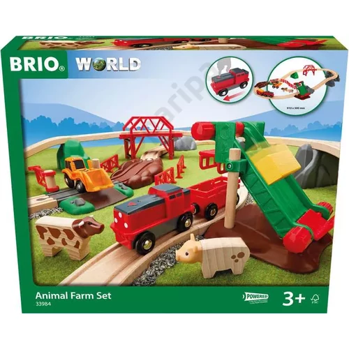 Brio World 33984 állatfarm favonat szett doboza