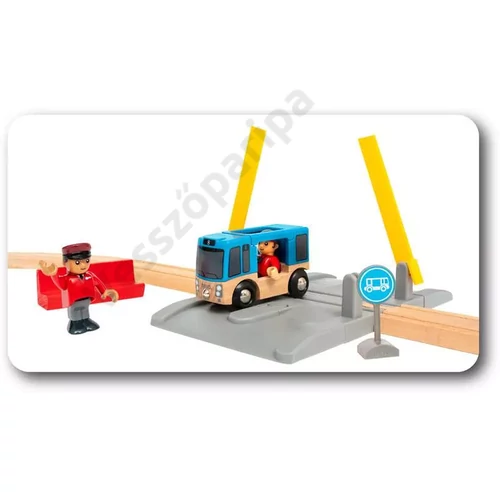 Vonatátkelő hely és busz