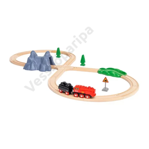 Brio gőzmozdonyos favonat szett