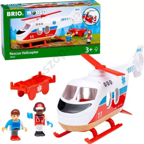 Brio World mentőhelikopter szett 