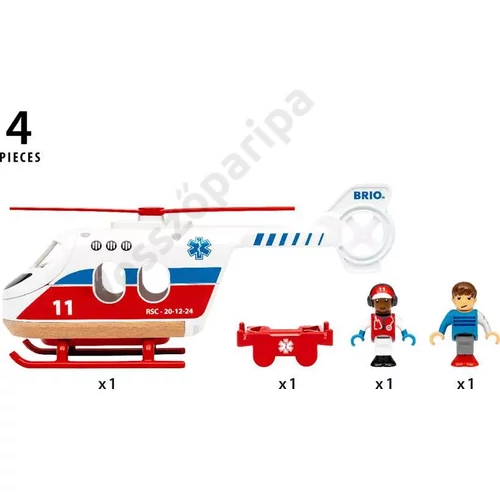 Brio 36022 mentőhelikopter részei