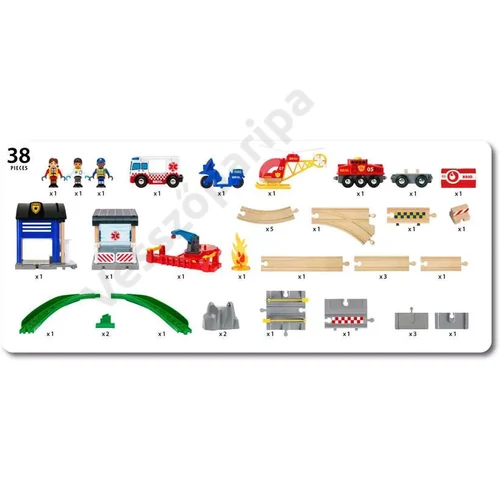 Brio World 36025 mentőakció favonat szett 44 része