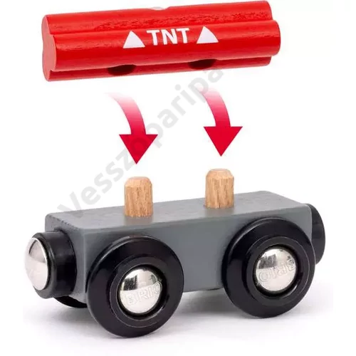 TNT robbanóanyagot szállító vagon