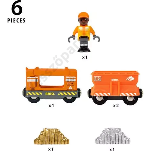 Brio 36049 aranyszállító vonat részei