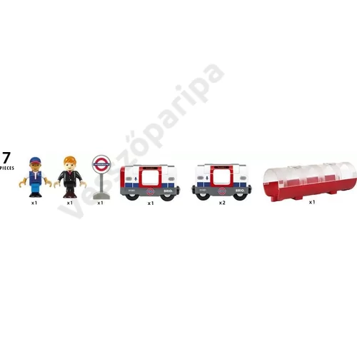 Brio 36085 londoni underground vonat részei
