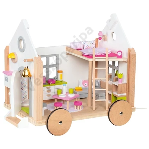 Goki 51477 fa lakókocsi babaház hygge otthon