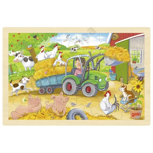 Goki Élet a tanyán fa puzzle