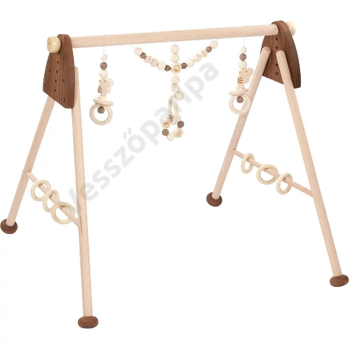 Goki Baby-Gym mókusos babatornázó fából