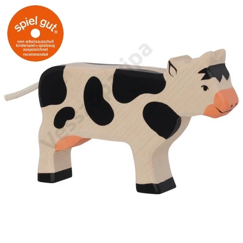 HOLZTIGER álló tehén fa figura