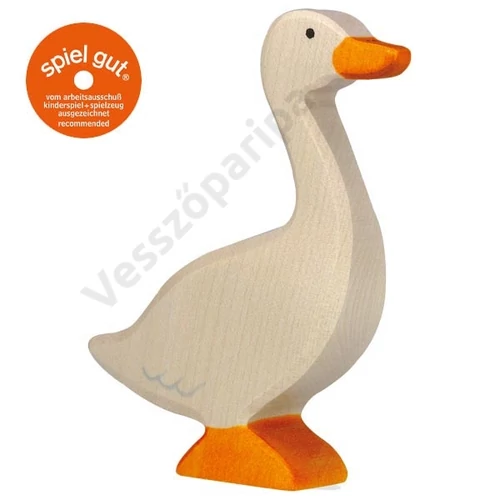 Holztiger fa figura álló lúd