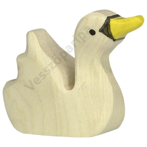Holztiger kis hattyú fa figura