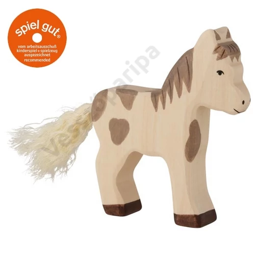 Holztiger fa figura foltos csikó