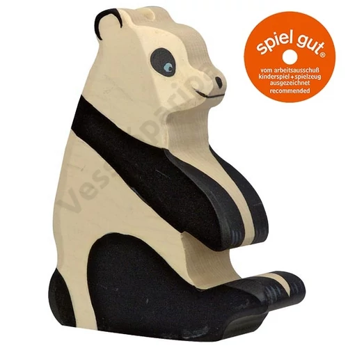 Holztiger 80191 fa figura óriáspanda, ülő