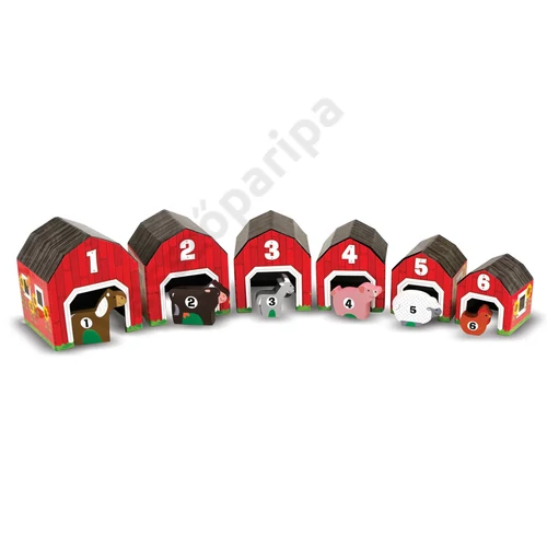 Melissa and Doug 2434 készségfejlesztő játék ólsoroló
