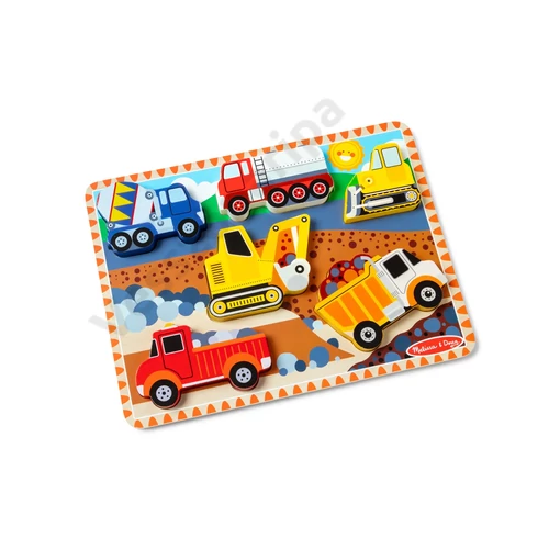 Melissa and Doug munkagépek kirakó