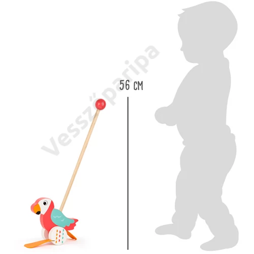 Small foot tologatós papagáj mérete
