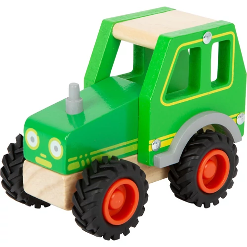 Fa traktor oldalról