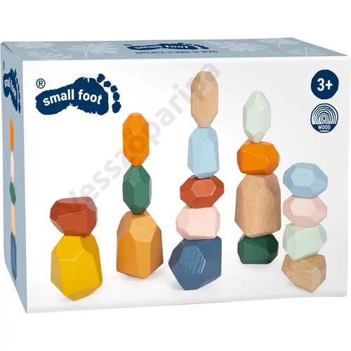 Small foot 12226 egyensúlyozó fakavicsok doboza
