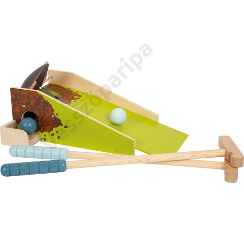 Fa minigolf készlet két fős játékhoz