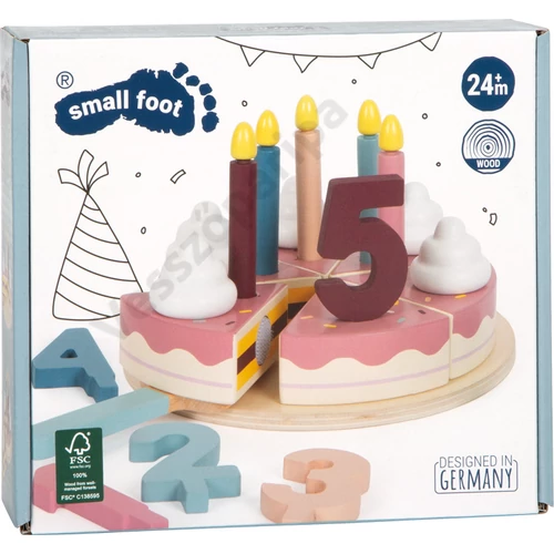 Small foot 12453 Tasty fa torta készlet doboza