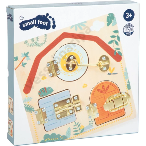 Small foot 12460 szafari zárak és lakatok tábla játék doboza