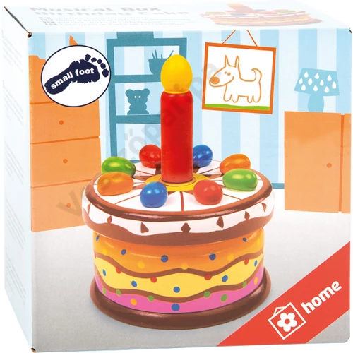 Small foot 2483 születésnapi torta zenedoboz doboza