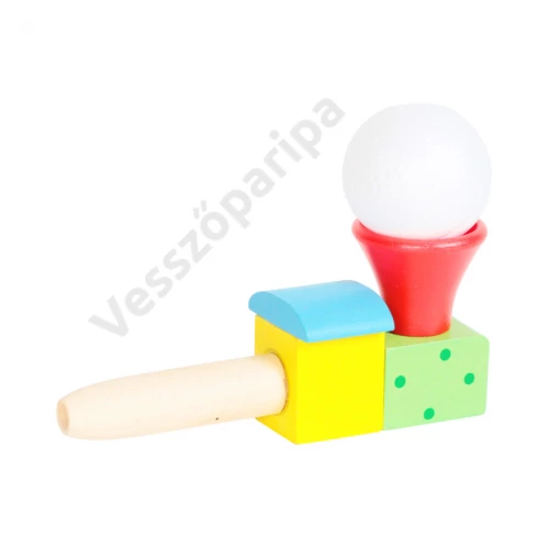 Ügyességi labdalebegtető játék piros labdatartóval