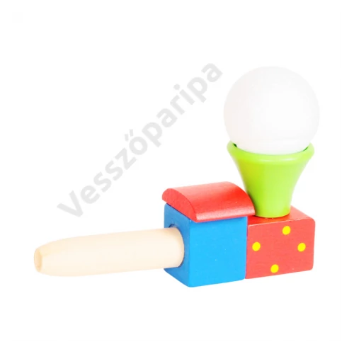 Ügyességi labdalebegtető játék zöld labdatartóval